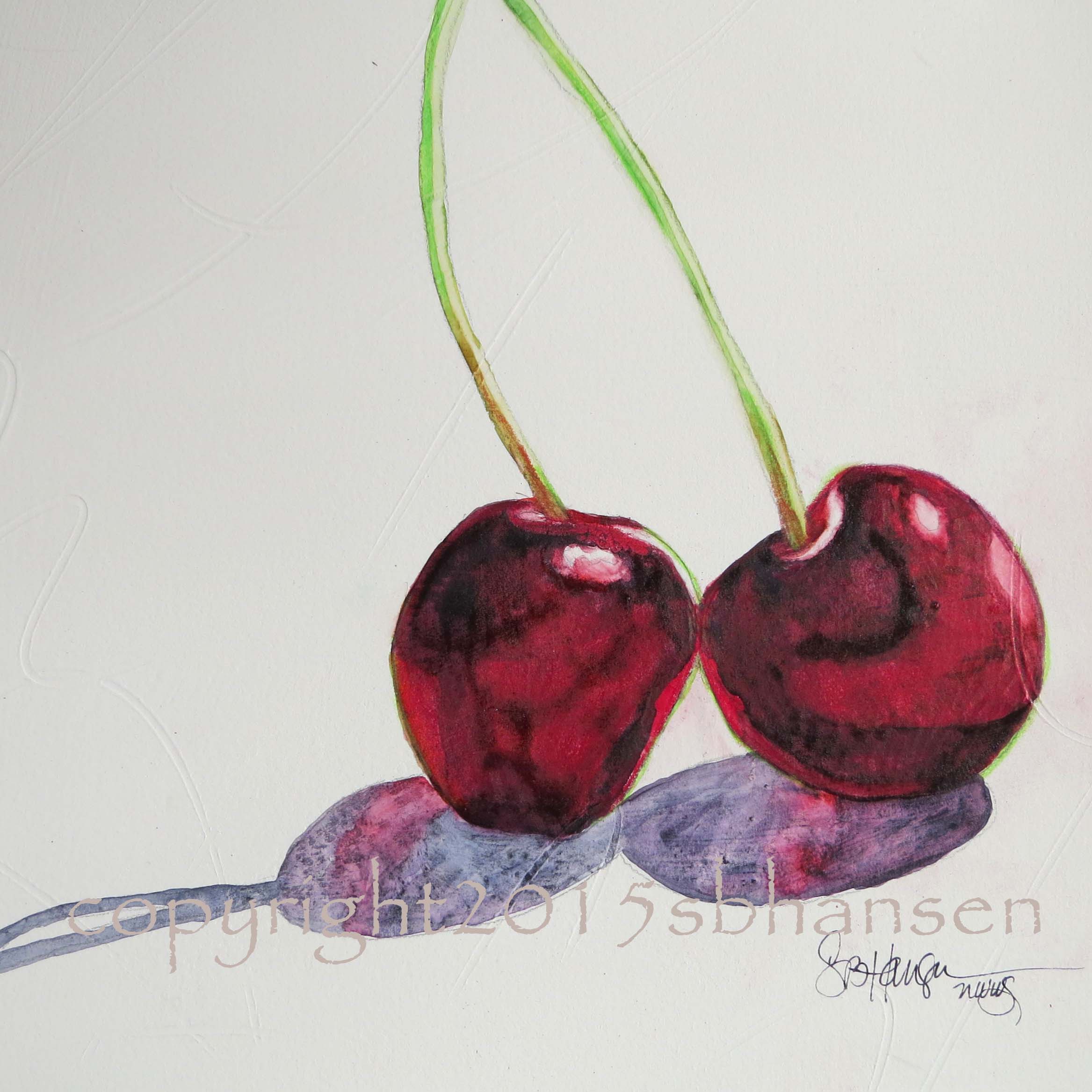 2335x2335 Cherries! Sbhansen Art - Cherry Painting