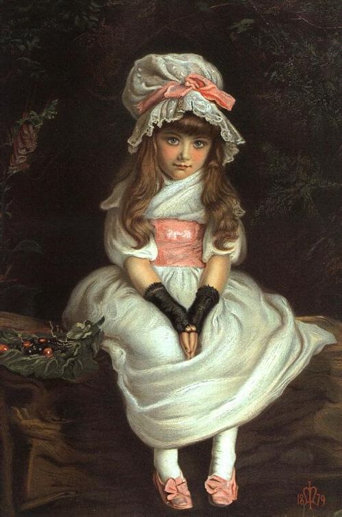 500x755 Cherry Ripe Painting Sir John Everett Millais Oil Paintings - Cherry Ripe Painting