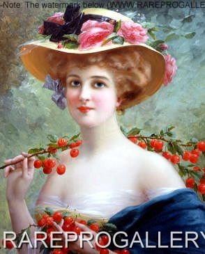 294x365 Rare Reproduction Gallery - Cherry Ripe Painting