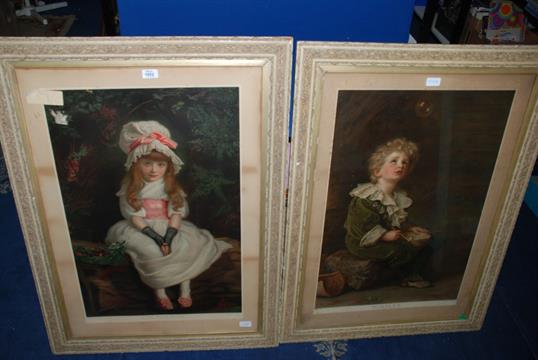 538x360 Two Large Framed Pears Prints, - Cherry Ripe Painting