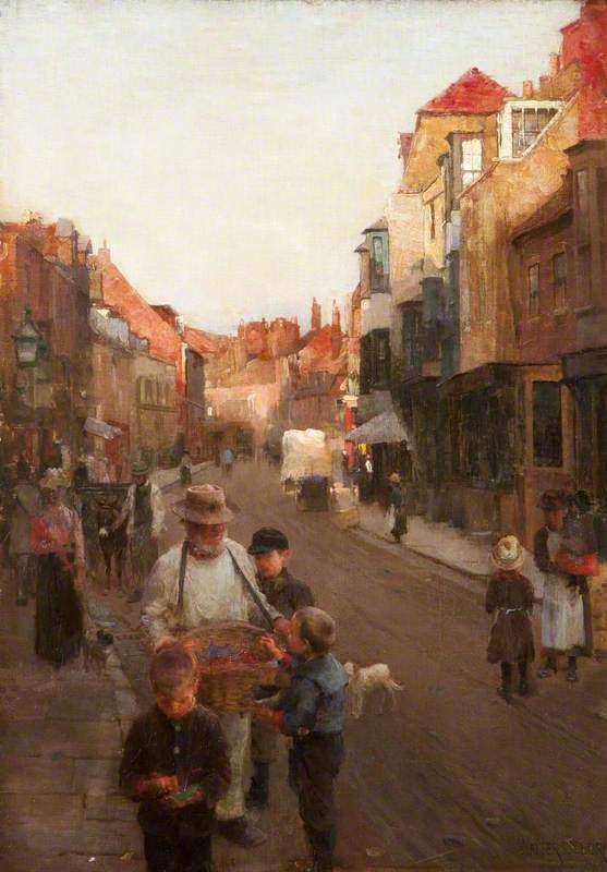 557x800 Walter Frederick Osborne - Cherry Ripe Painting