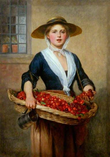 382x544 William Frederick Yeames @@@@ - Cherry Ripe Painting