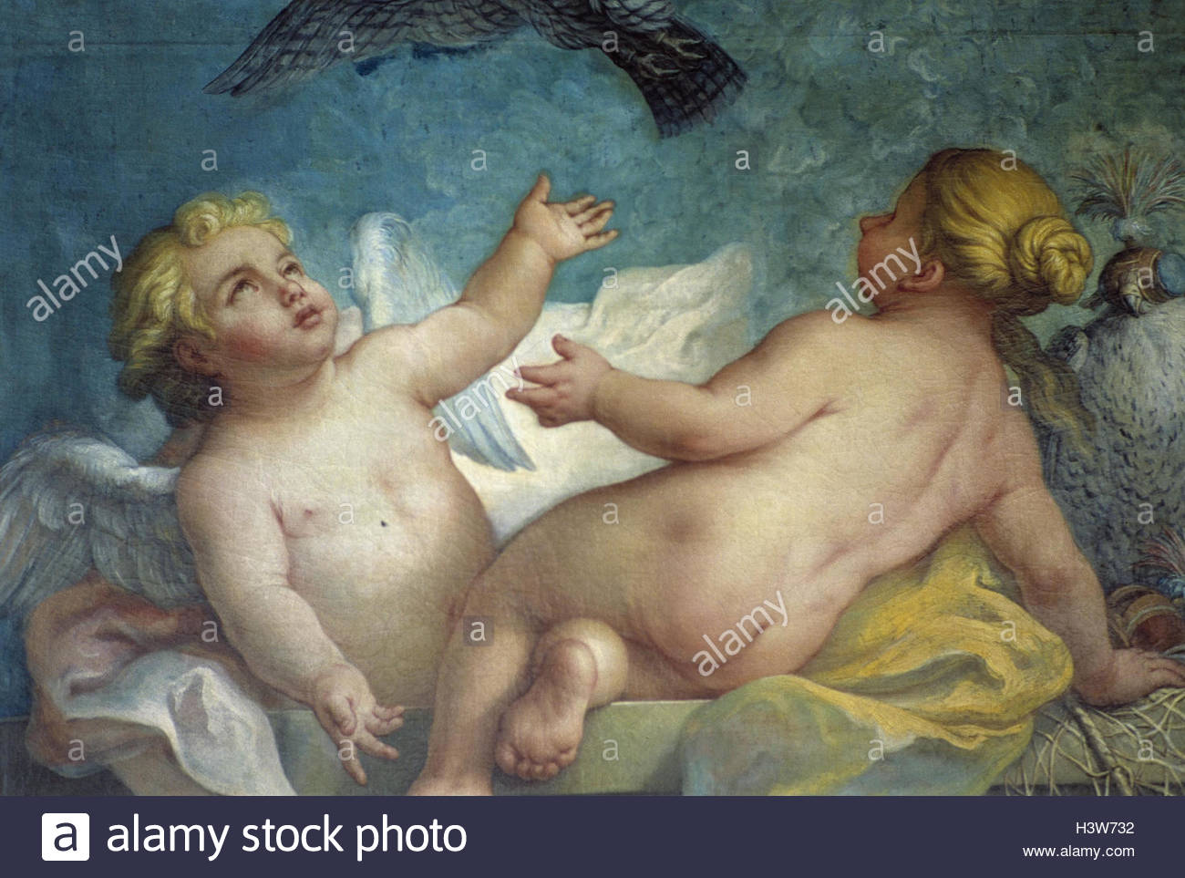 1300x963 Art, Painting, Angel, Painting, Wall Painting, Kind, Picture - Cherub Angel Painting