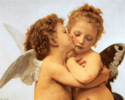 400x319 Cherub Angels - Cherub Angel Painting
