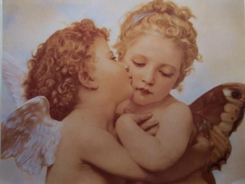 480x360 Image Detail For Cherub Angel Painting Wallpapers,paintings - Cherub Angel Painting