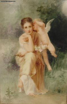236x364 Cherub Painting Got Free Shipping United States My Favorate - Cherub Painting