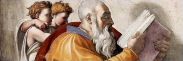 610x203 Enough To Believe This - Cherub Painting Michelangelo