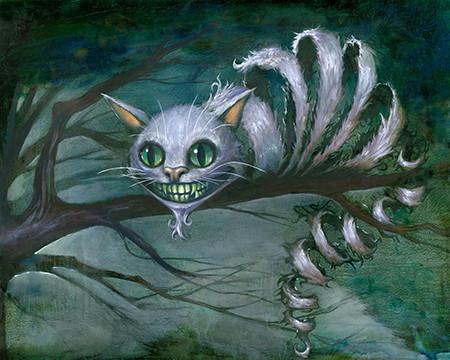 450x360 Cheshire Cat - Cheshire Cat Painting