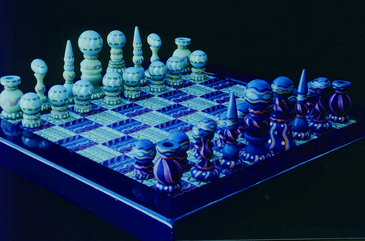 735x486 Chess Sets - Chess Piece Painting