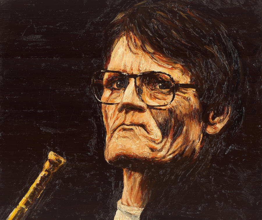 900x758 Chet Painting By Rudy Browne - Chet Baker Painting