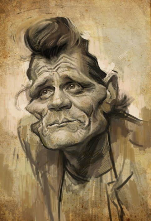 485x709 Wouter Tulp Illustrator Chet Baker - Chet Baker Painting