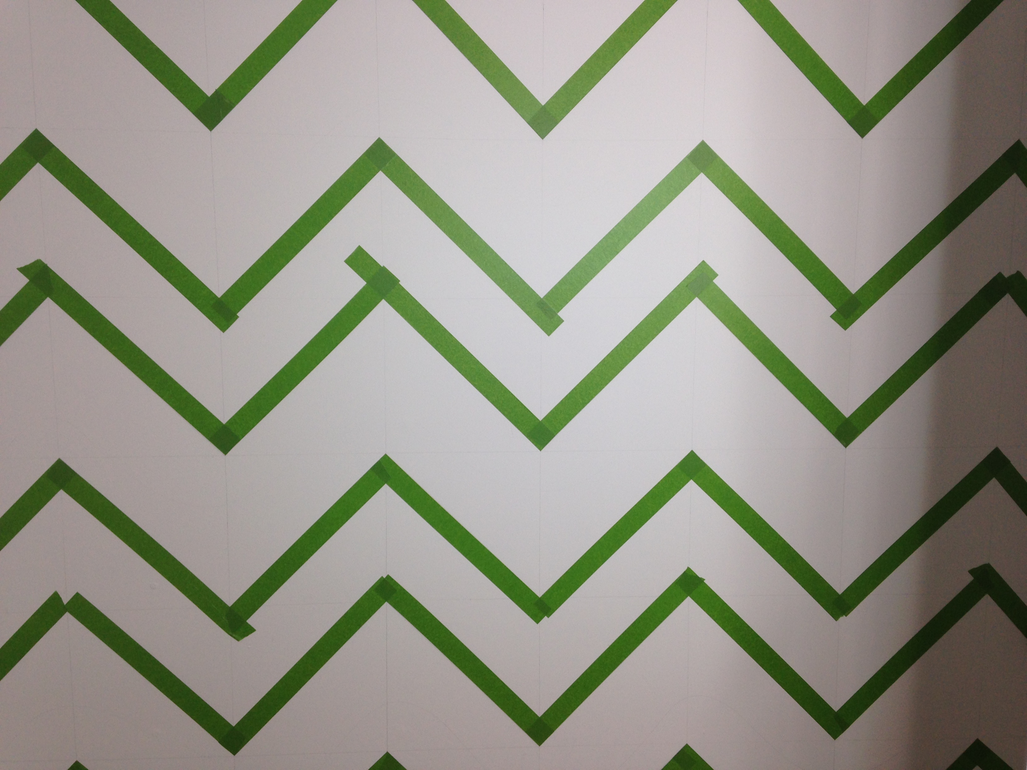 3264x2448 Painting A Chevron Wall - Chevron Painting