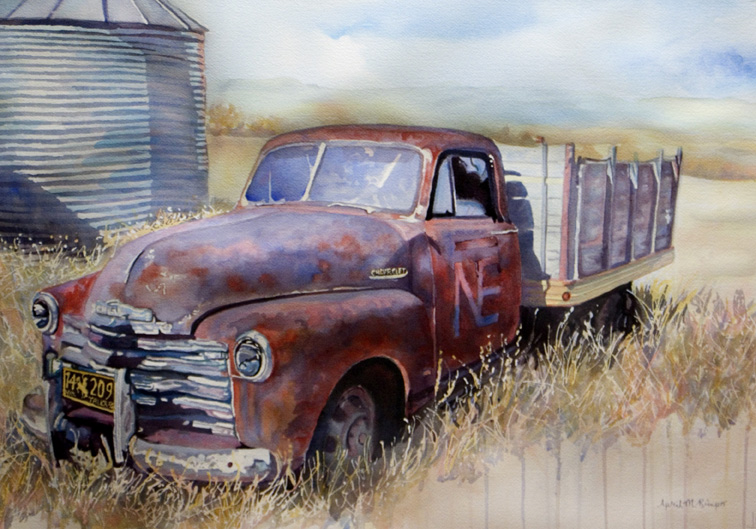756x529 April M. Rimpo - Chevy Truck Painting