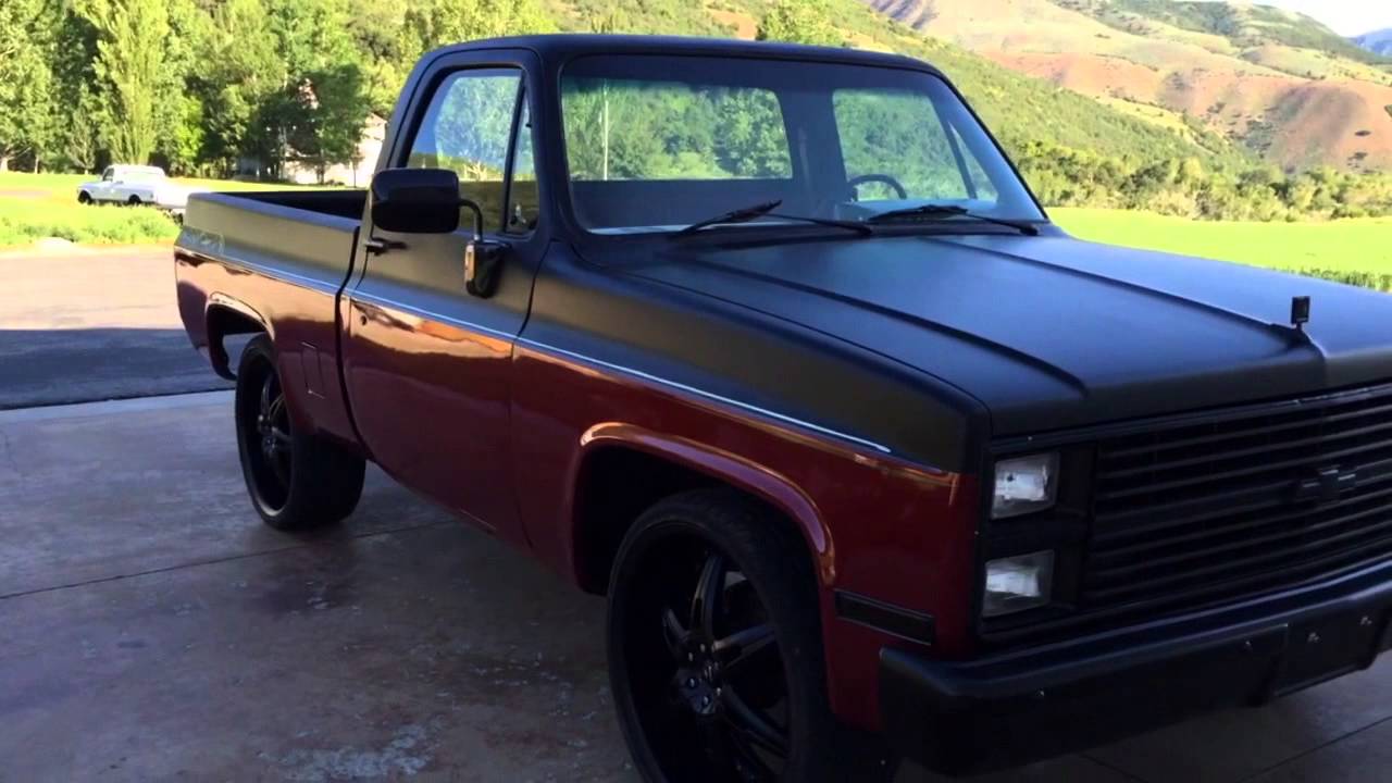 1280x720 1984 Chevy C10 Truck, 350 V8, Frame Up Restore, Nice Paint - Chevy Truck Painting