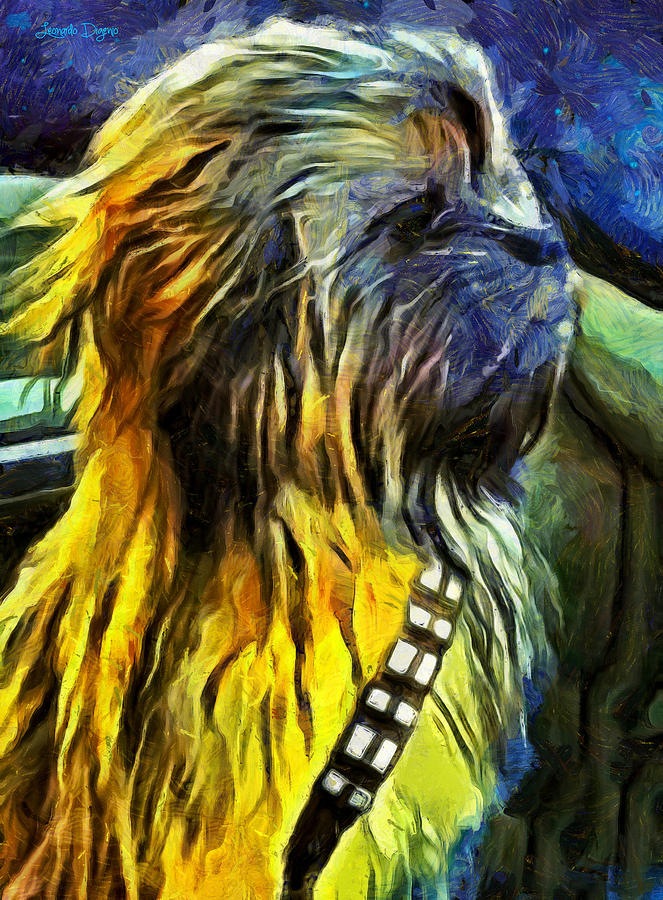 663x900 Chewbacca Dog - Chewbacca Painting