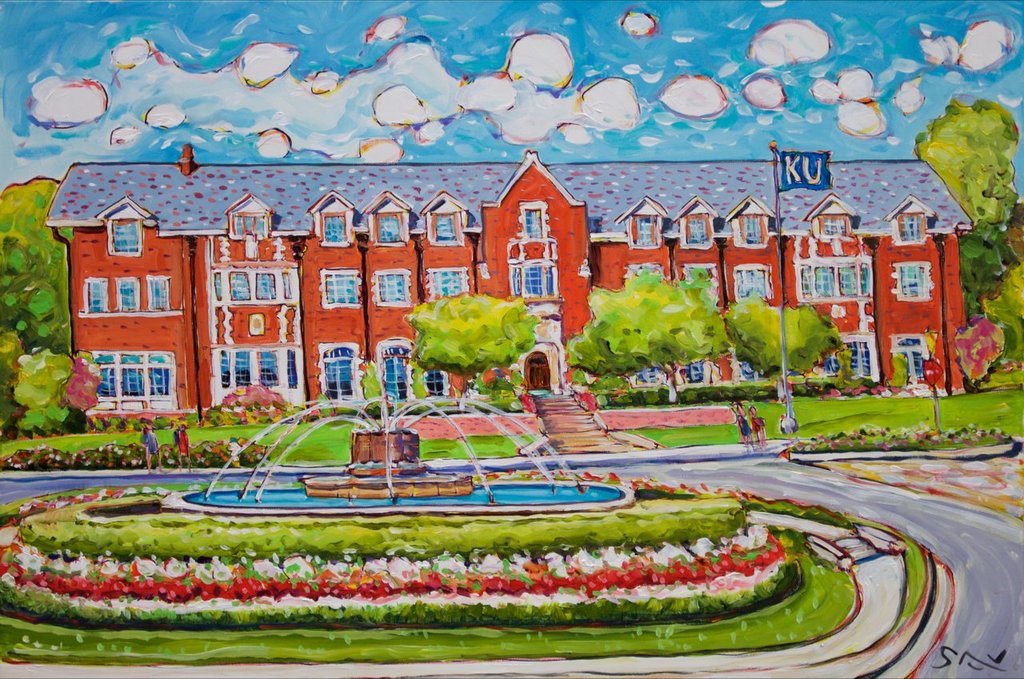 1024x679 Chi Omega Ku Savart Gallery - Chi Omega Painting
