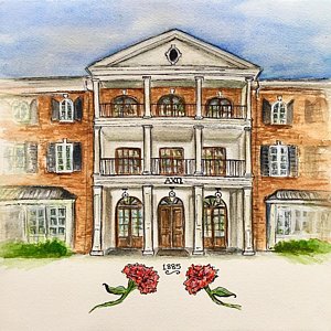 300x300 Chi Omega Paintings Fine Art America - Chi Omega Painting