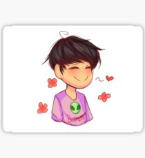 210x230 Korean Chibi Painting Amp Mixed Media Stickers Redbubble - Chibi Painting