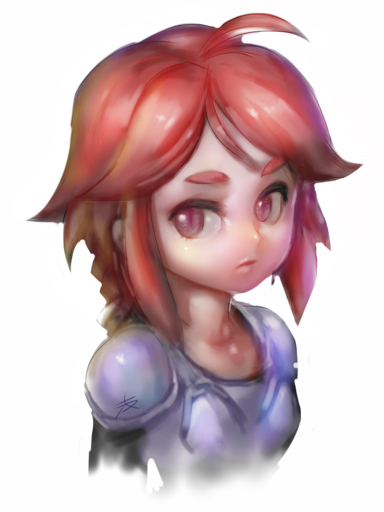 774x1032 Ipad Finger Painting Shading Practice, Chibi Shy By Ptcrow - Chibi Painting