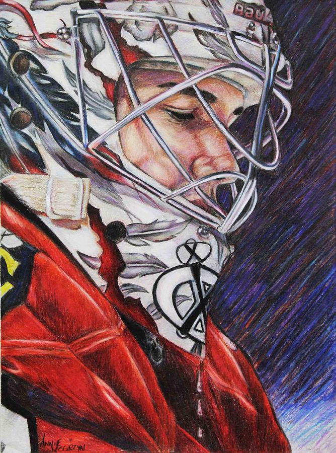 668x900 Chicago Blackhawks Drawings Fine Art America - Chicago Blackhawks Painting