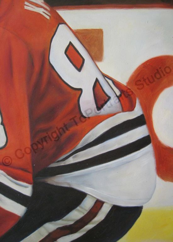 550x771 Patrick Kane Chicago Blackhawks - Chicago Blackhawks Painting