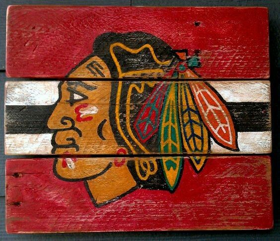 564x486 Pin By Andey Scholl On Painting Chicago Blackhawks - Chicago Blackhawks Painting