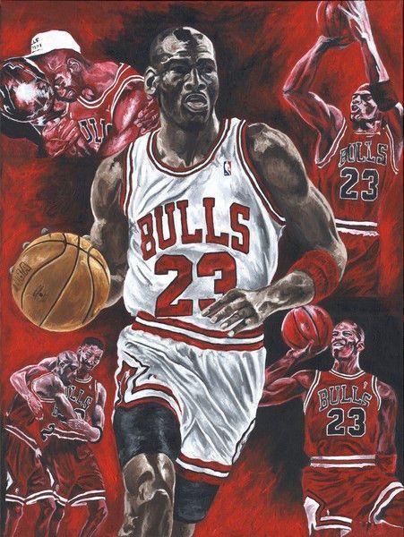 Chicago Bulls Painting at PaintingValley.com | Explore collection of ...