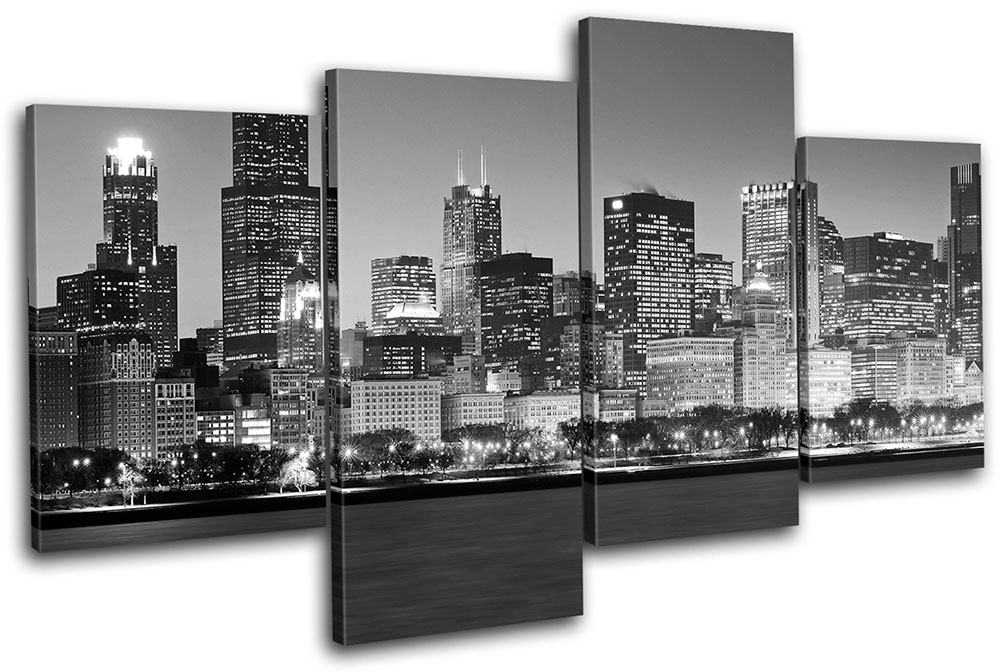 Chicago Canvas Painting At PaintingValley Com Explore Collection Of   Chicago Canvas Painting 31 