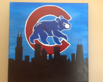 340x270 Chicago White Sox 16x20 Canvas - Chicago Cubs Painting