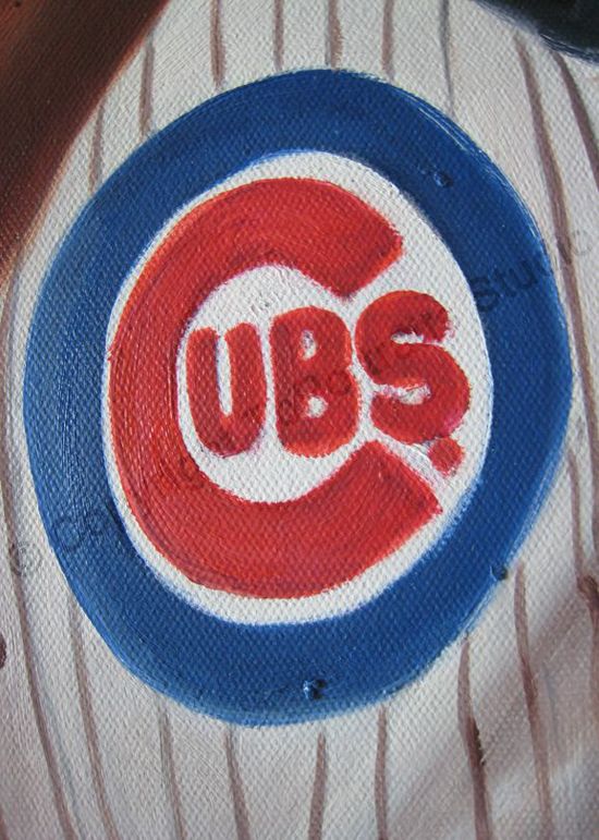 550x771 Andre Dawson Chicago Cubs - Chicago Cubs Painting
