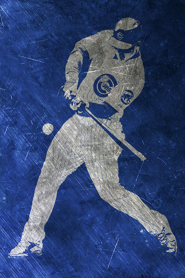 600x900 Anthony Rizzo Chicago Cubs Art Painting By Joe Hamilton - Chicago Cubs Painting