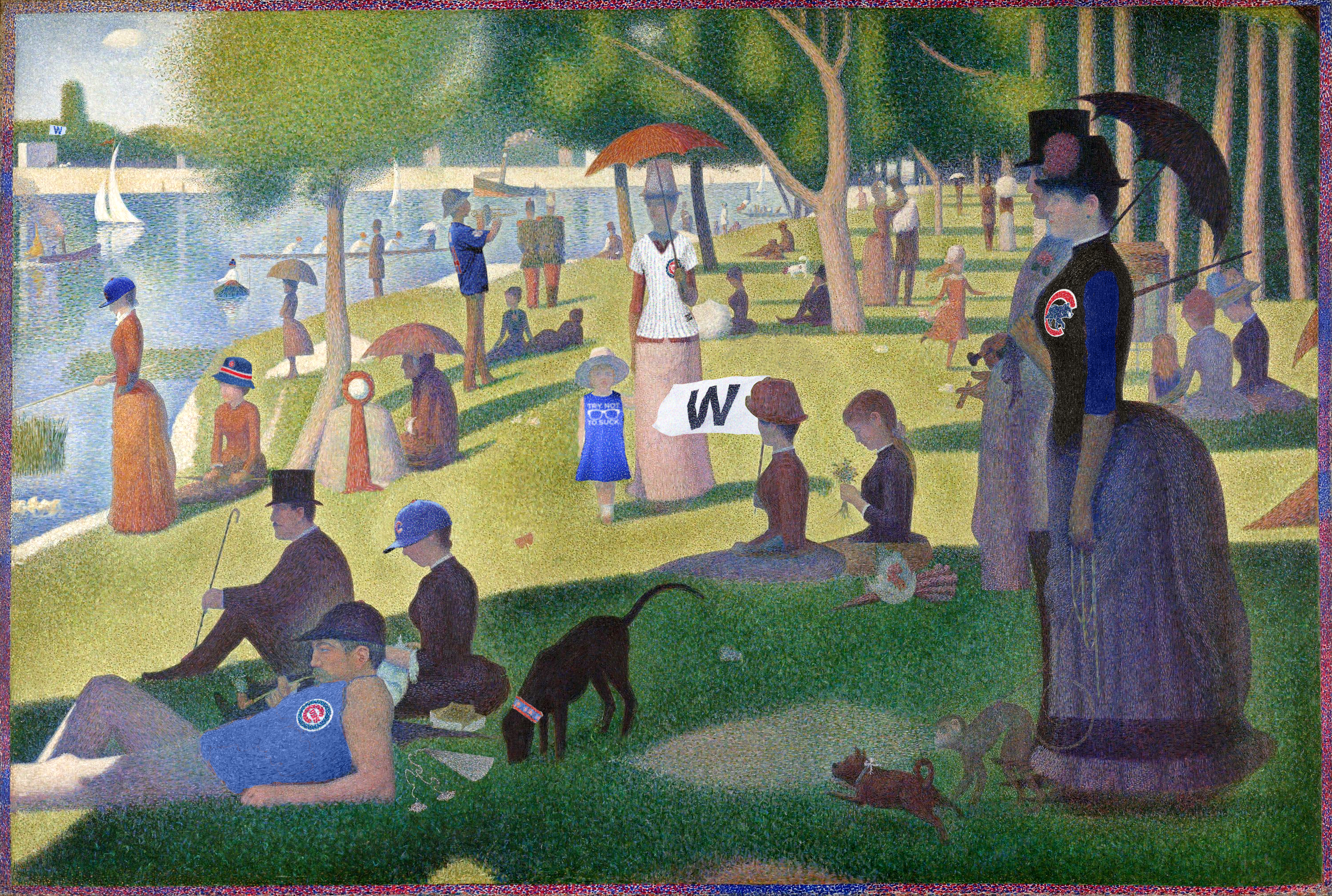 2991x2012 Art Institute Of Chicago Paintings Get Ready For Cubs' World - Chicago Cubs Painting