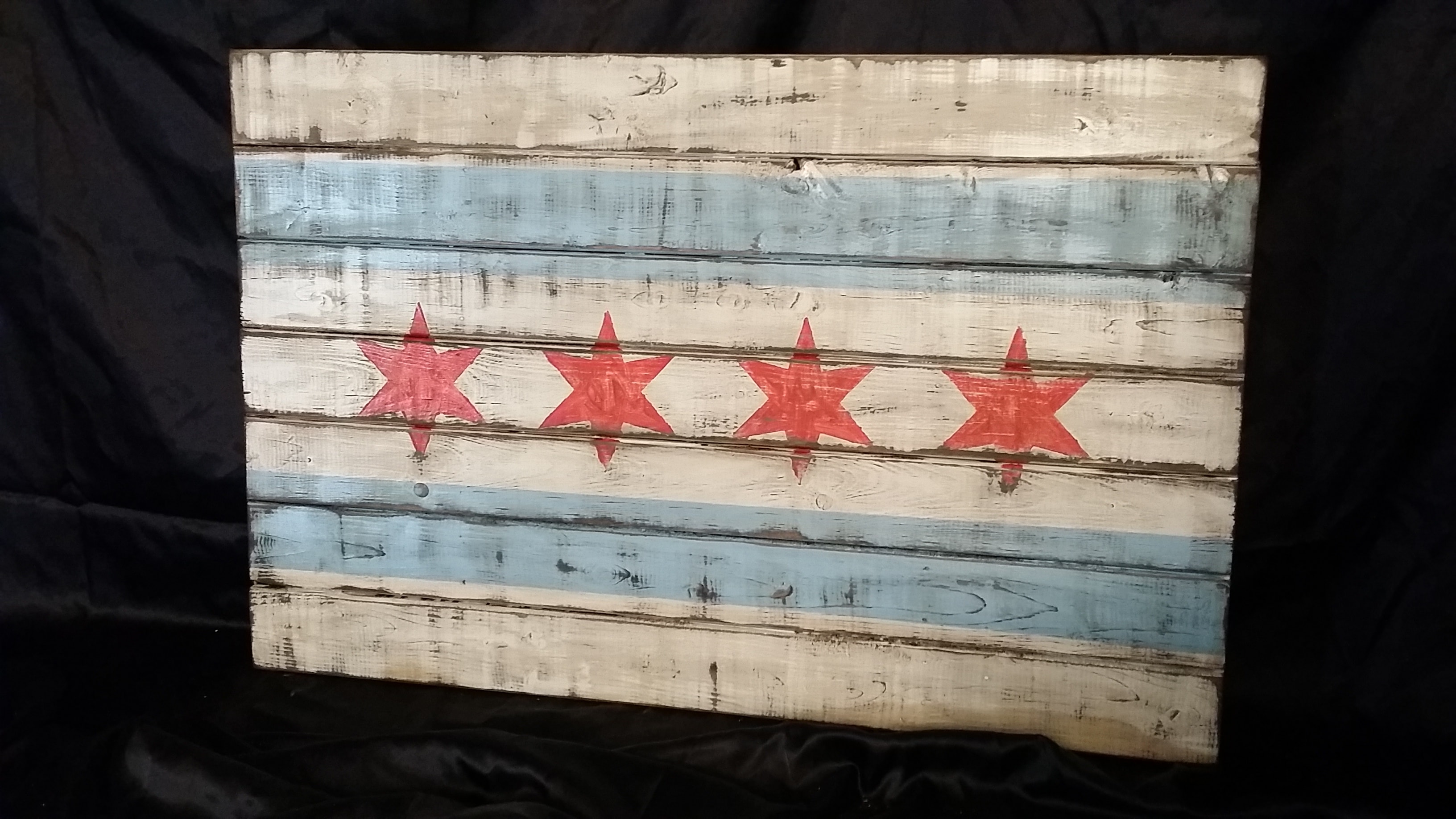 3264x1836 Chicago Flag - Chicago Flag Painting
