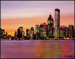 291x232 Nina Gomez Gordon Martha's Vineyard Paintings - Chicago Oil Painting