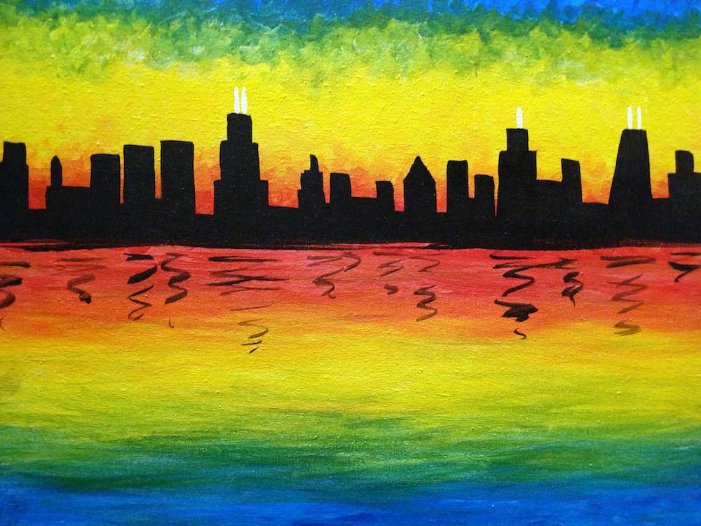 Chicago Painting at PaintingValley.com | Explore collection of Chicago ...