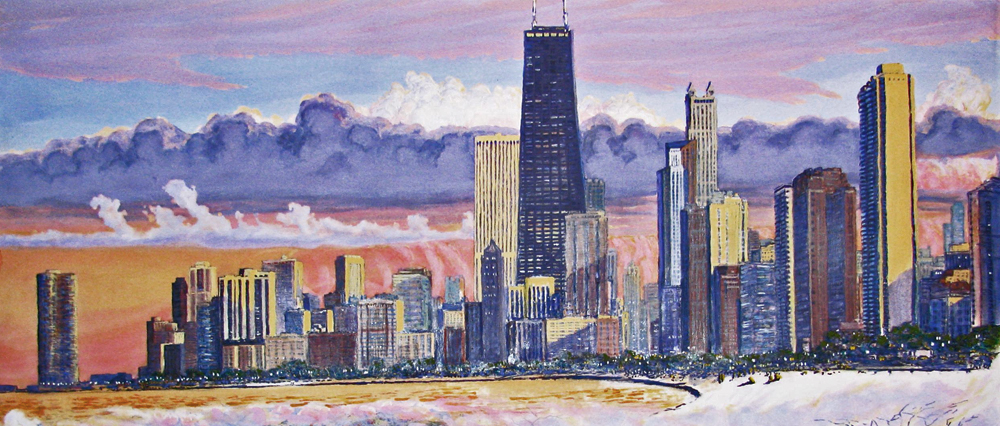 Chicago Painting at PaintingValley.com | Explore collection of Chicago ...