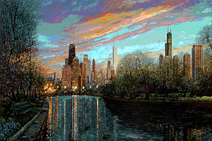 300x200 Chicago Paintings Fine Art America - Chicago Painting