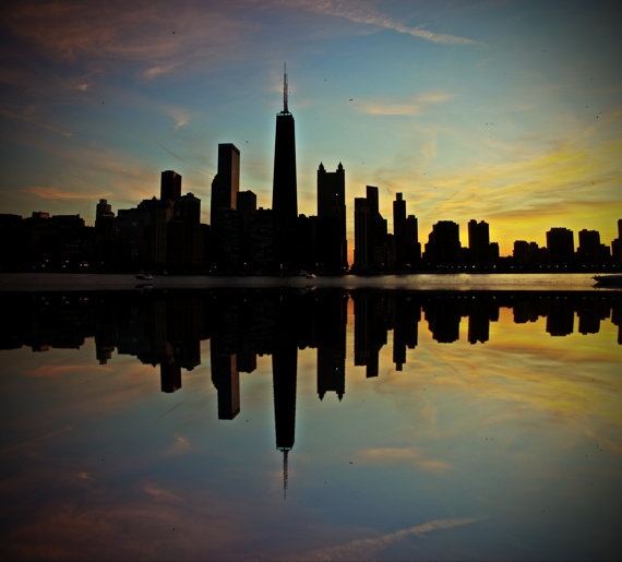 Chicago Skyline Painting