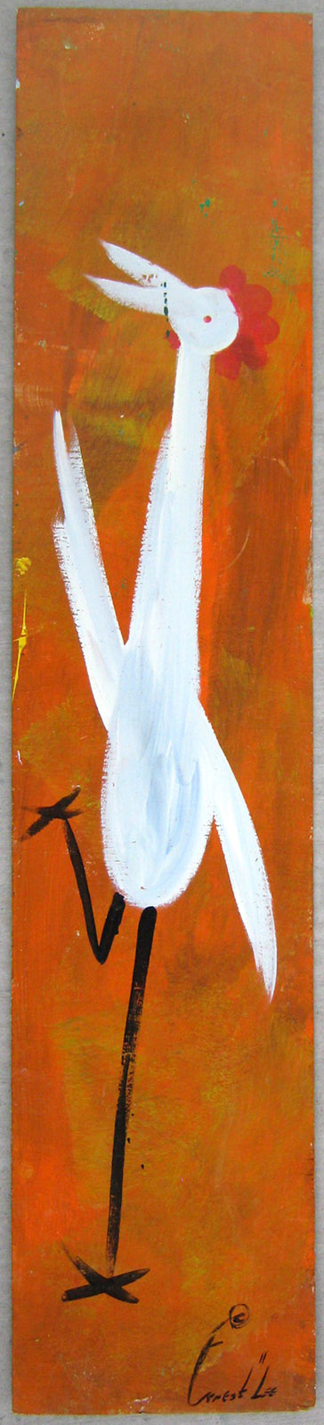 364x1600 Ernest Lee - Chicken Man Painting