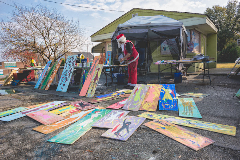 800x533 Fundraiser By Les Hanna Harper Ernest Lee, The Chicken Man Fund - Chicken Man Painting