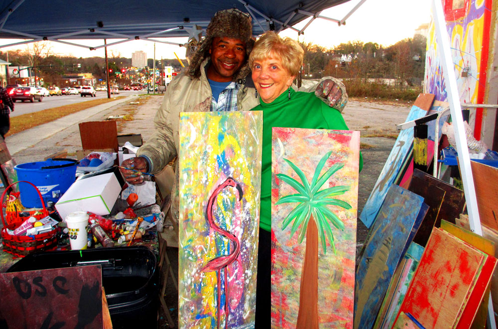 1000x660 Info - Chicken Man Painting