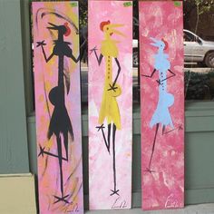 236x236 Sweet Abstract Ii For The Home Sweet, Abstract - Chicken Man Painting