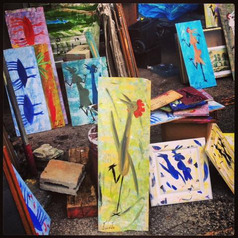 480x480 The Chicken Man Adult Art Classes Kids Art Classes - Chicken Man Painting