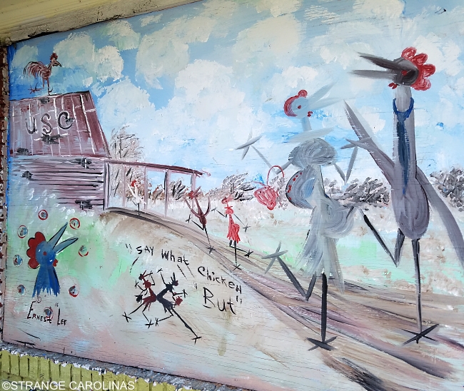 650x548 Chicken Man Truck (Columbia, Sc) Strange Carolinas - Chicken Man Painting