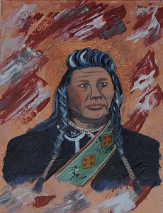 230x300 Chief Joseph Paintings Fine Art America - Chief Joseph Painting