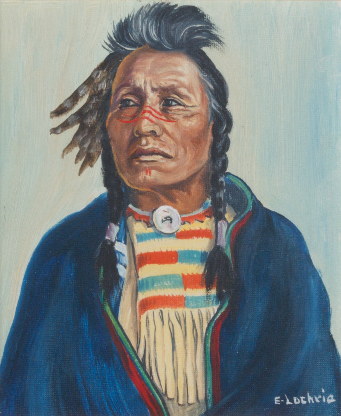 1172x1430 Fine Art Chief Joseph By Elizabeth Lochrie Chief Joseph, Eliza - Chief Joseph Painting
