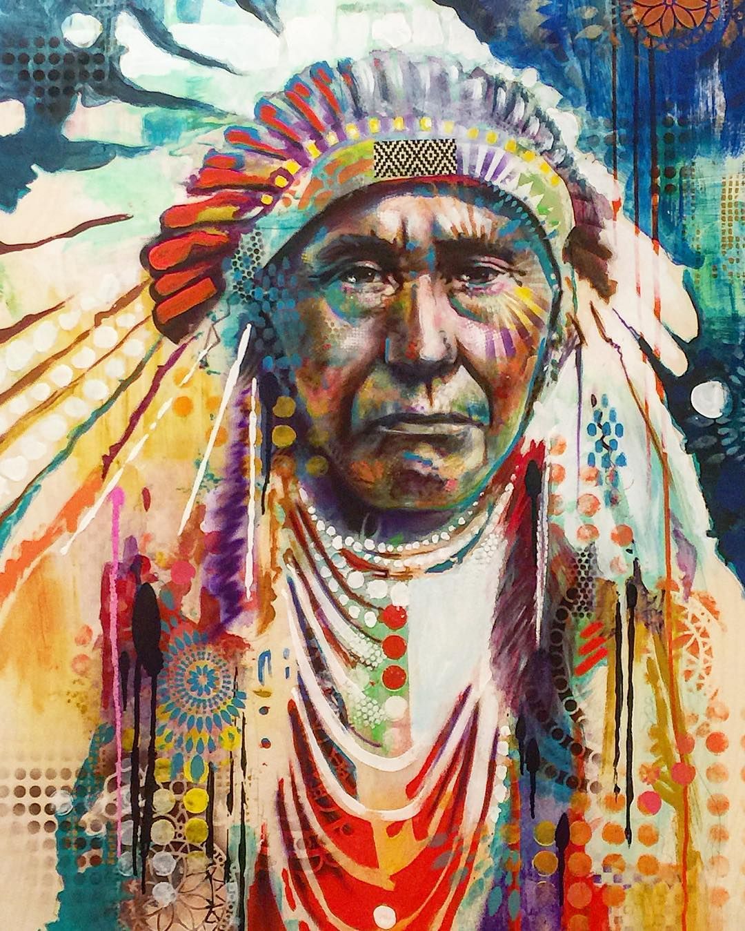 1080x1349 I Covet Chief Joseph And Every Chief! - Chief Joseph Painting