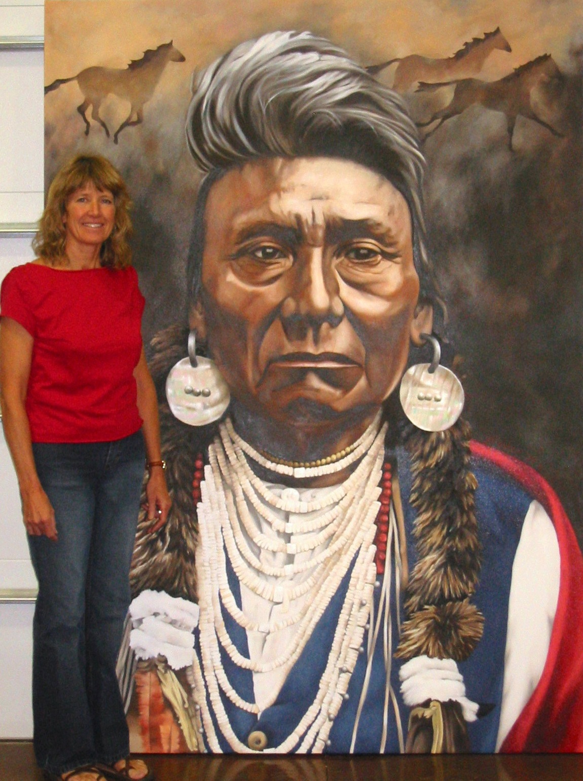 1150x1541 Jvparker Art Archived Paintings - Chief Joseph Painting