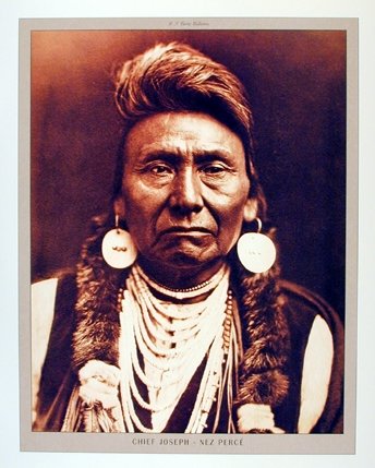 344x429 Chief Joseph Nez Perce Native American Wall Decor Art - Chief Joseph Painting