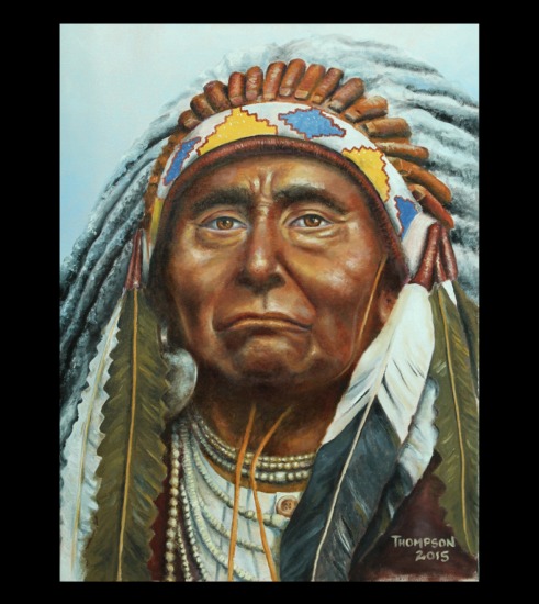 491x550 Southern Painter Chief Joseph - Chief Joseph Painting